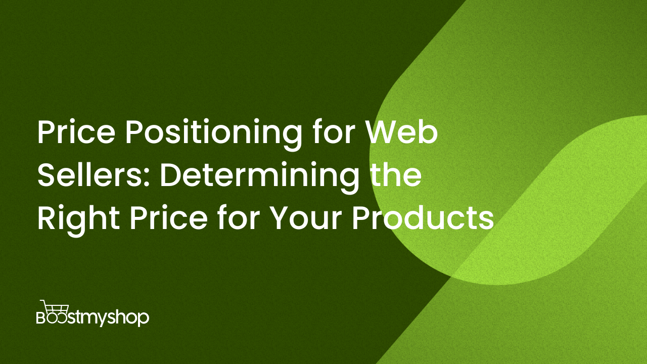 price positioning, blog article